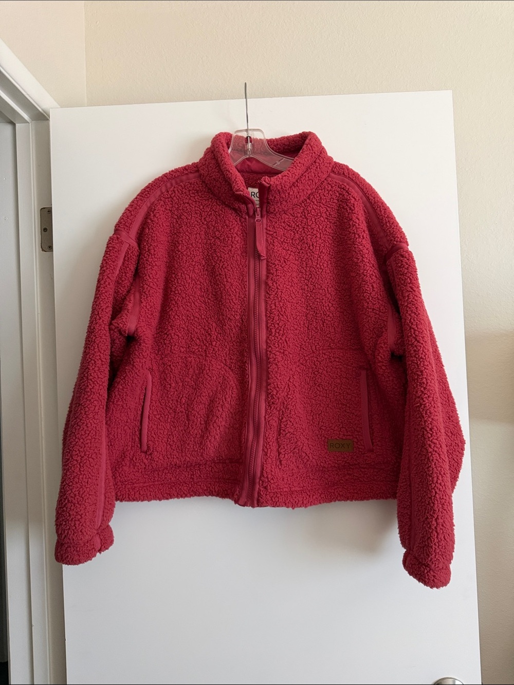 Roxy Sherpa Cropped Jacket